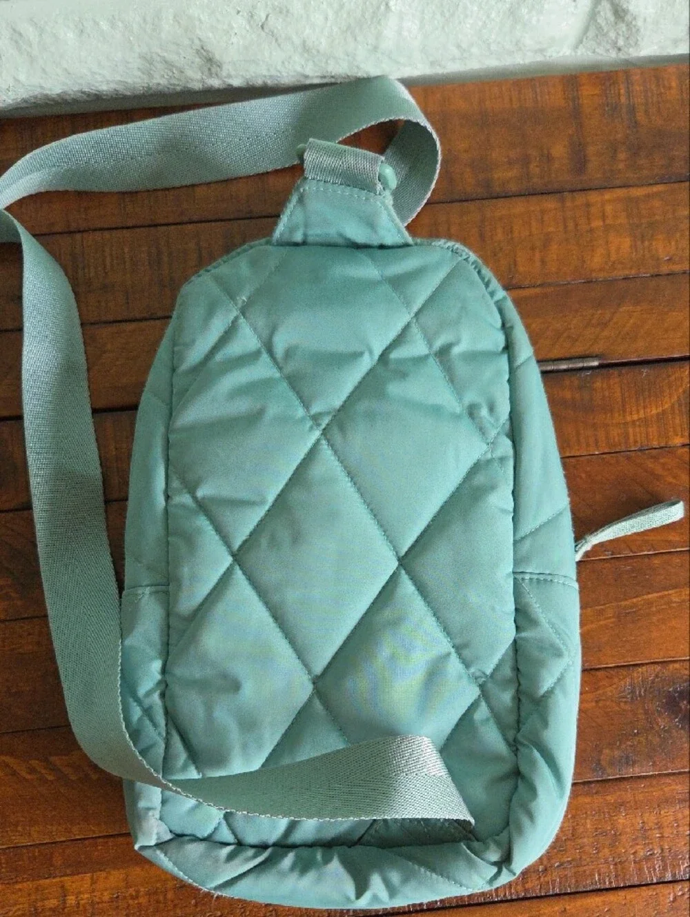 Vera Bradley Quilted Mint Crossbody Backpack